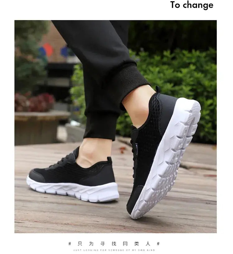 YRZL Men's Tennis Lightweight Breathable Mesh Athletic Shoes Outdoor Jogging Running Walking High Quality Sport Sneakers for Men Suncollections