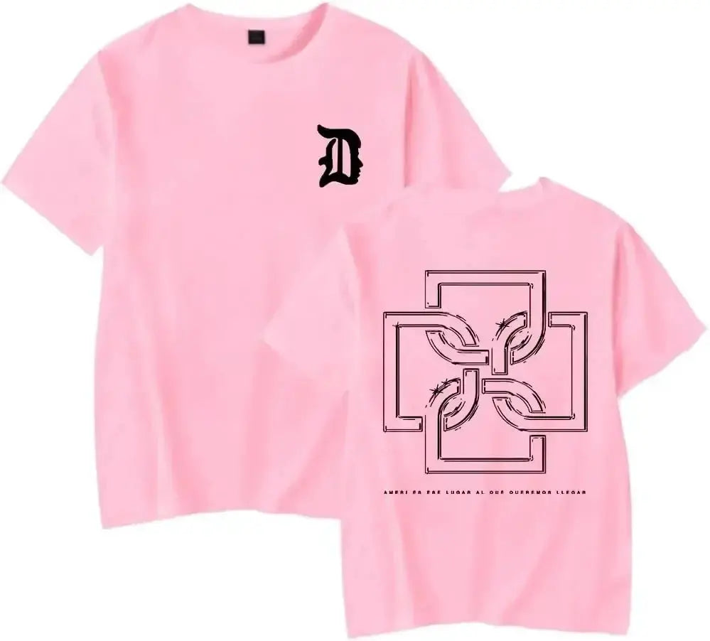 Summer Santa T-Shirt Duki Merch T Shirt Short Sleev Casual Print Men Pure Cotton Short Sleeve High-quality Men's Clothing 71811 - Suncollections