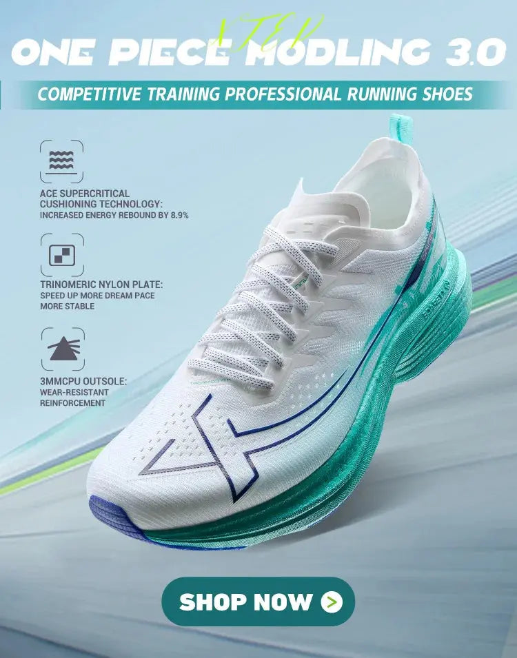 Xtep Men's Running Shoes 2000km 3.0 2025 Spring Lightweight Cushioned Wear-Resistant Training Jogging Sneakers 875119110032 Suncollections