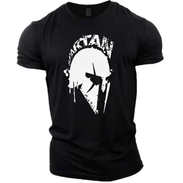 Men's T-shirt Spartan Warrior 3d Print Oversized T-shirt Summer Crewneck Short Sleeves High Quality Garment Loose Breathable Top - Suncollections