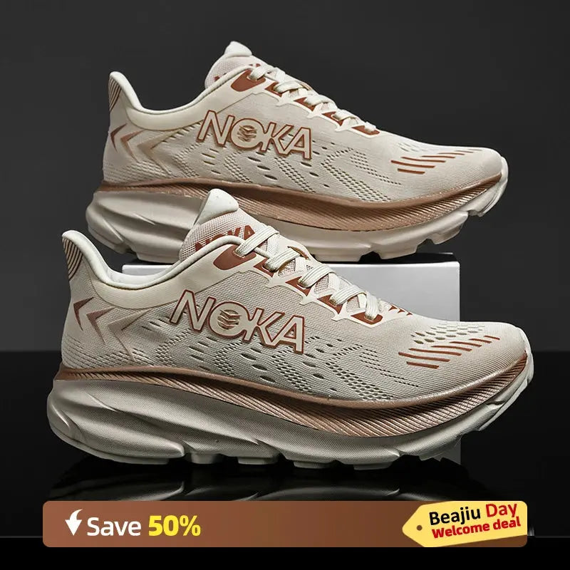 Marathon Carbon Plate Air Cushion Men Sports Running Shoes Breathable Lightweight Women's Comfortable Athletic Nonskid Sneakers Suncollections