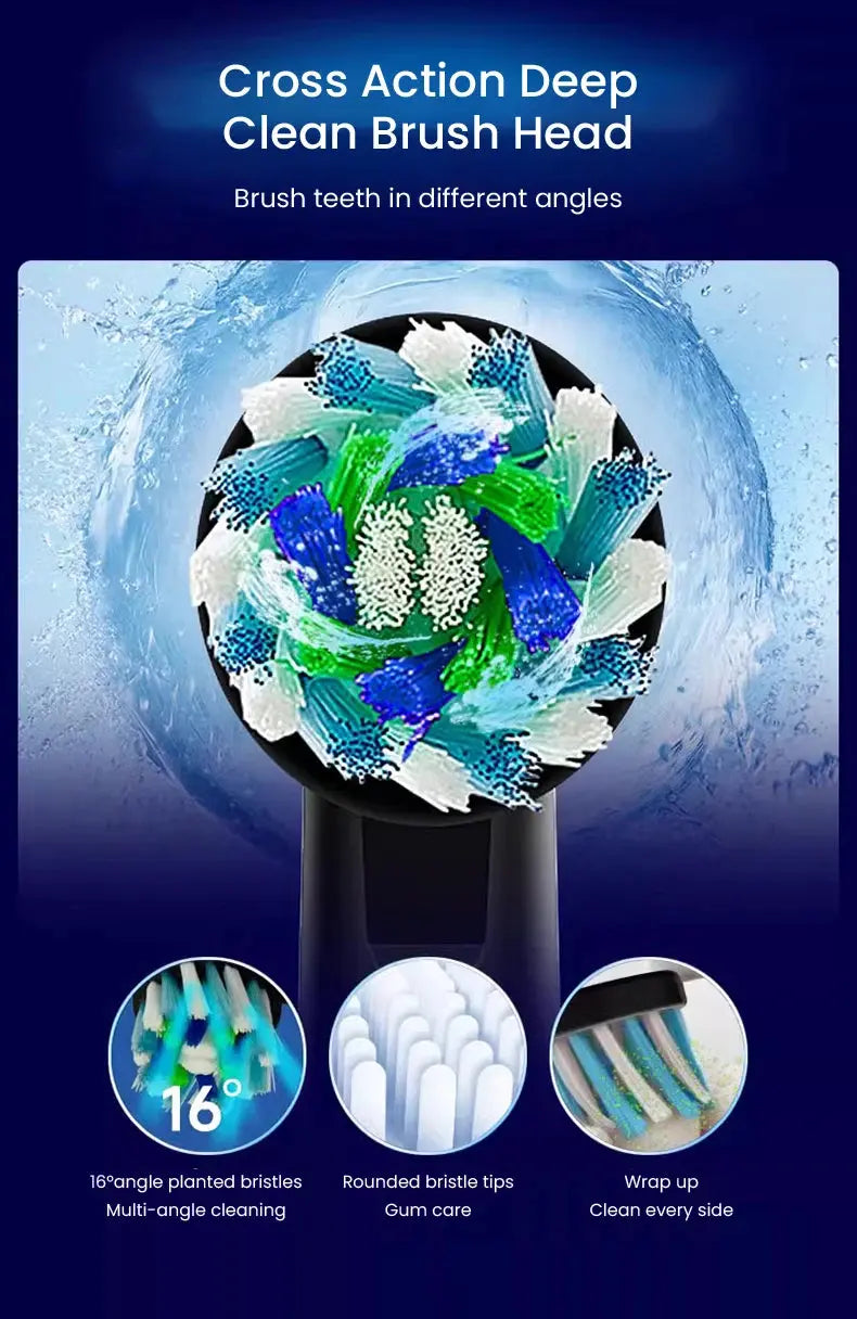 Oral B Pro Ultra Electric Toothbrush 30S Smart Timer Pressure Pro - Suncollections