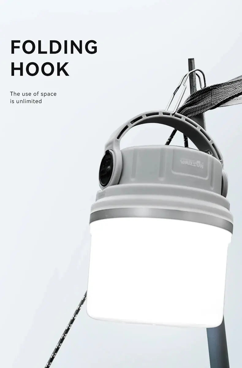 Warsun Outdoor 1100 Lumen Long Endurance Led Solar Powerful Rechargeable Camping Lamp Light with Outdoor Sports - Suncollections