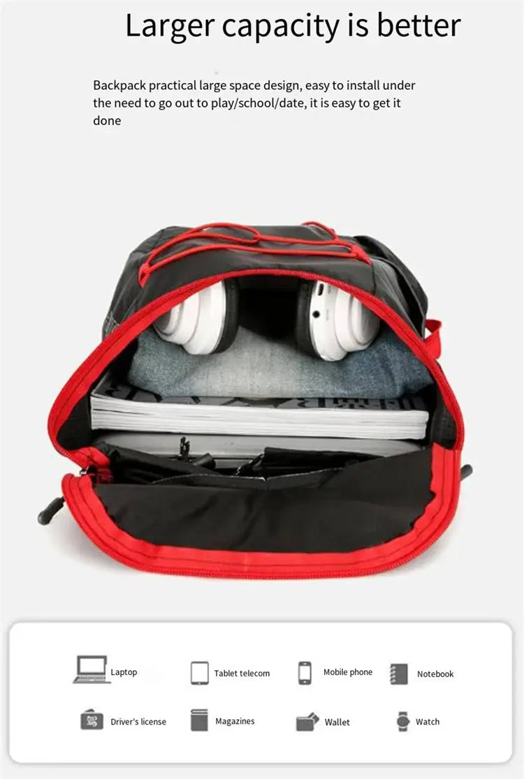 Camping Hiking Multifunctional Outdoor Folding Sports Backpack Ultra Lightweight Carrying Waterproof Nylon Fabric Fitness Bag - Suncollections