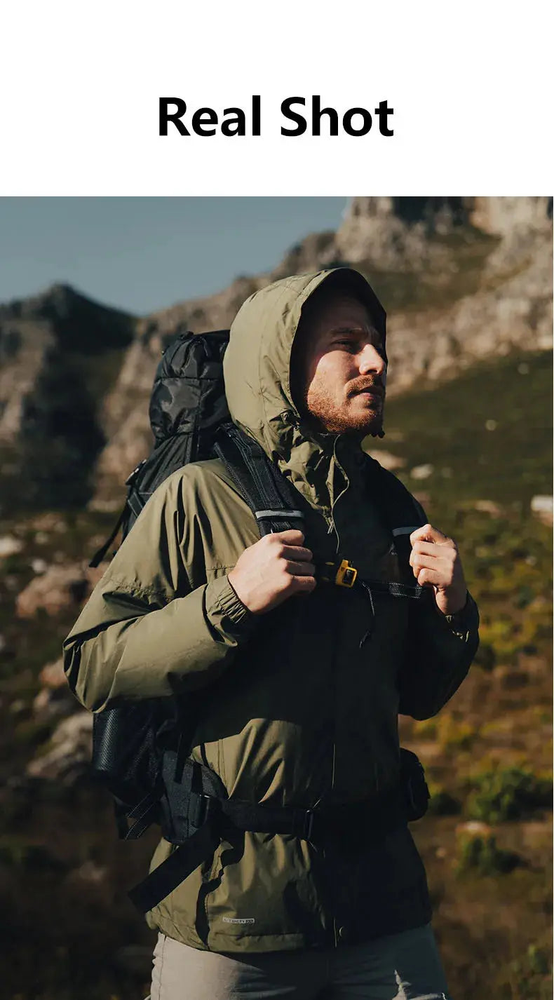 Naturehike 70L Camping Backpack Ergonomic Large Capacity Hiking Bags For Man With Rain Cover Outdoor Travel Trekking Backpacks - Suncollections