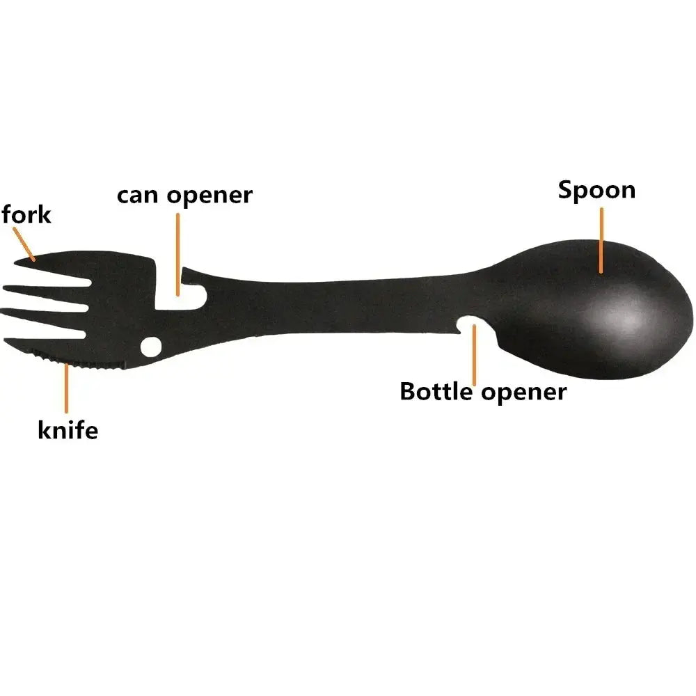 Stainless Steel Camping Tableware Knife Fork and Spoon - Suncollections