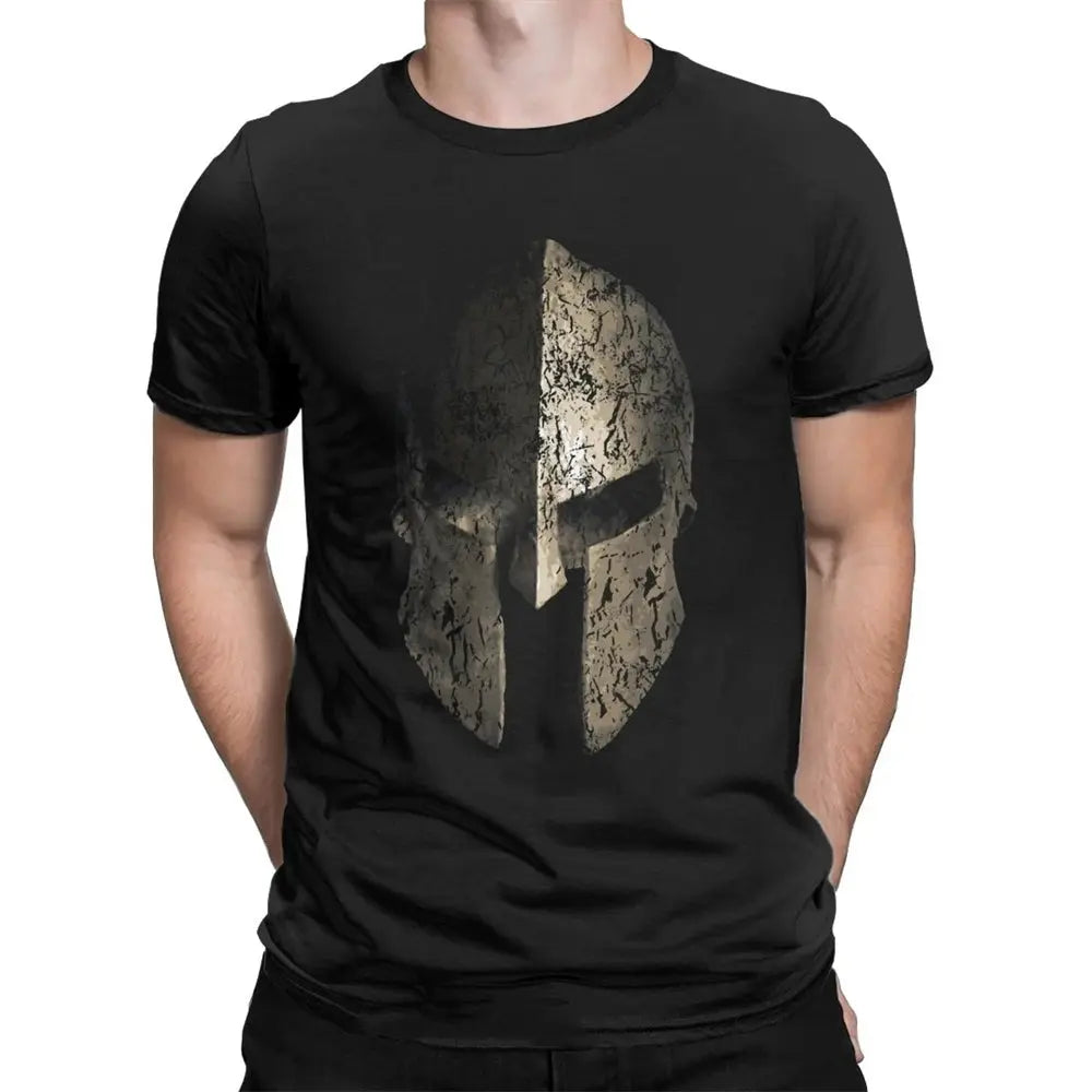Men's T-shirt Spartan Warrior 3d Print Oversized T-shirt Summer Crewneck Short Sleeves High Quality Garment Loose Breathable Top - Suncollections