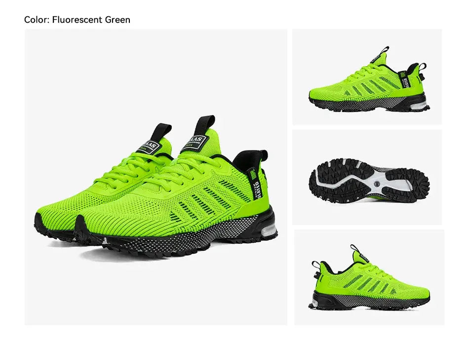 Men's Running Shoes Baasploa Male Sneakers Shoes Breathable Mesh Outdoor Grass Walking Gym Shoes For Men Plus Size 41-50 Suncollections