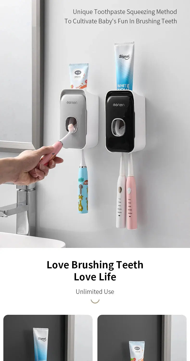 Fully Automatic Toothpaste Squeezer Wall Mounted - Suncollections