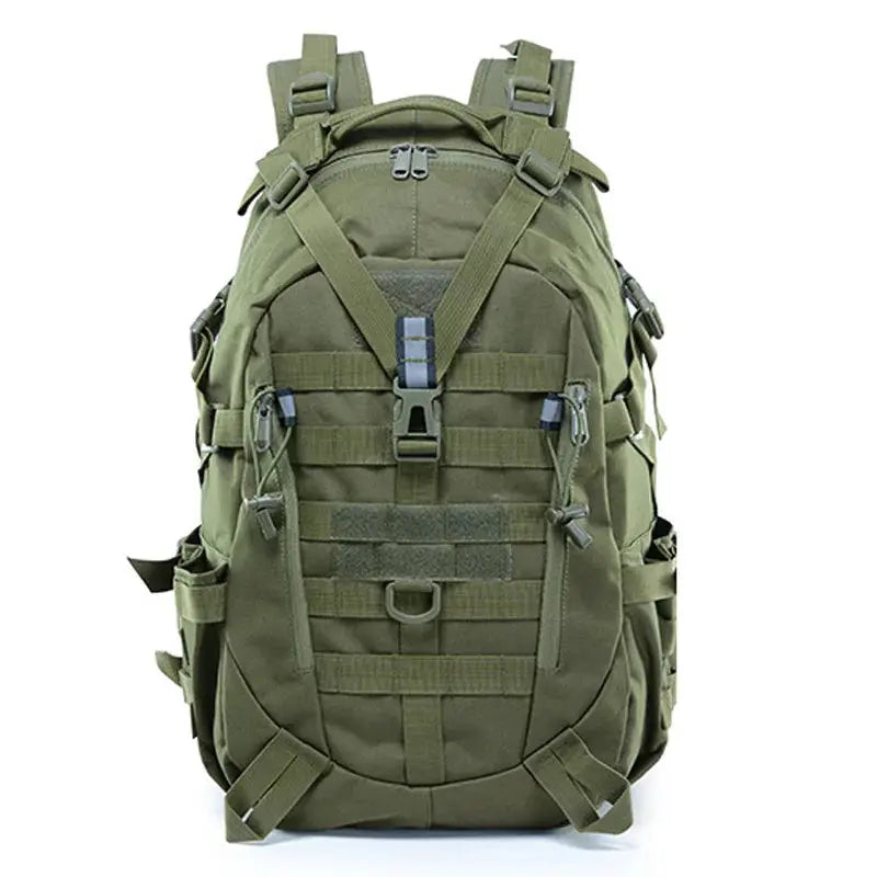 40L Camping Backpack Men's Bag Travel Bags Tactical Molle Climbing Rucksack Hiking Outdoor Reflective Shoulder Fishing Bag - Suncollections