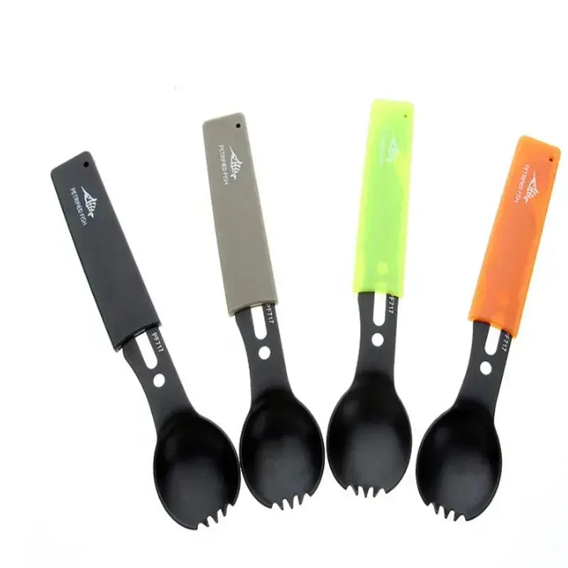 Stainless Steel Camping Tableware Knife Fork and Spoon - Suncollections