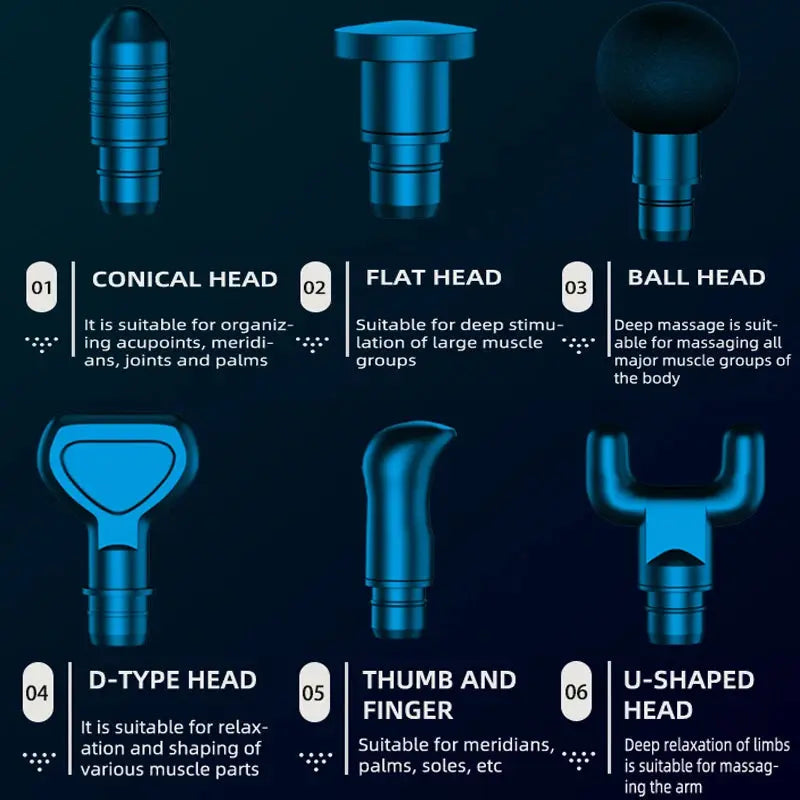 12V Professional Massage Gun With Portable Bag - Suncollections