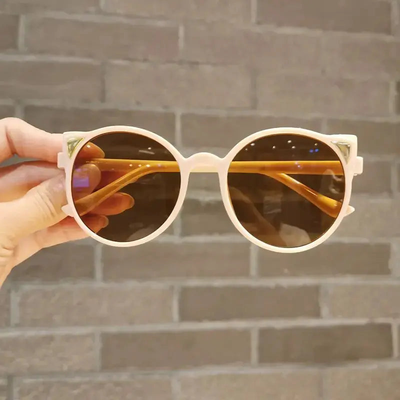 2023 Girls Boys Cute Animal Cartoon Ears Sunglasses Kids Outdoor Sun Protection Children Lovely Vintage Protection Sunglasses - Suncollections