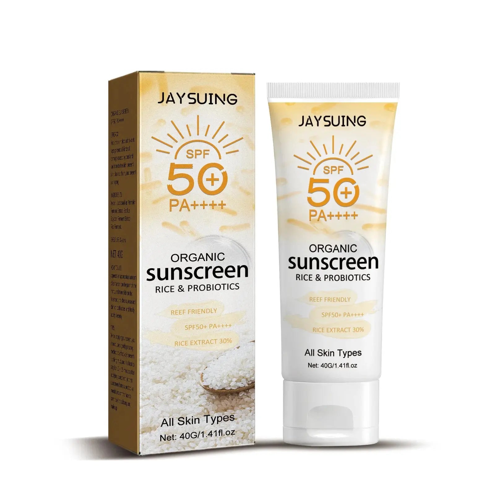 Summer organic sunscreen face body Sunblock outdoor isolation UV protection SPF 50 Moisturizing whiten not greasy sun cream - Suncollections