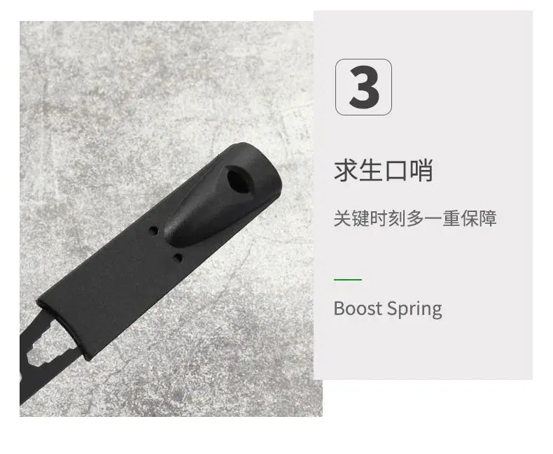 Outdoor Set Multi functional Camping Knives Camping Tableware Outdoor Wind Combination Stainless Steel with Whistle Spoon Fork - Suncollections