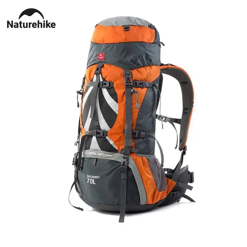 Naturehike 70L Camping Backpack Ergonomic Large Capacity Hiking Bags For Man With Rain Cover Outdoor Travel Trekking Backpacks - Suncollections