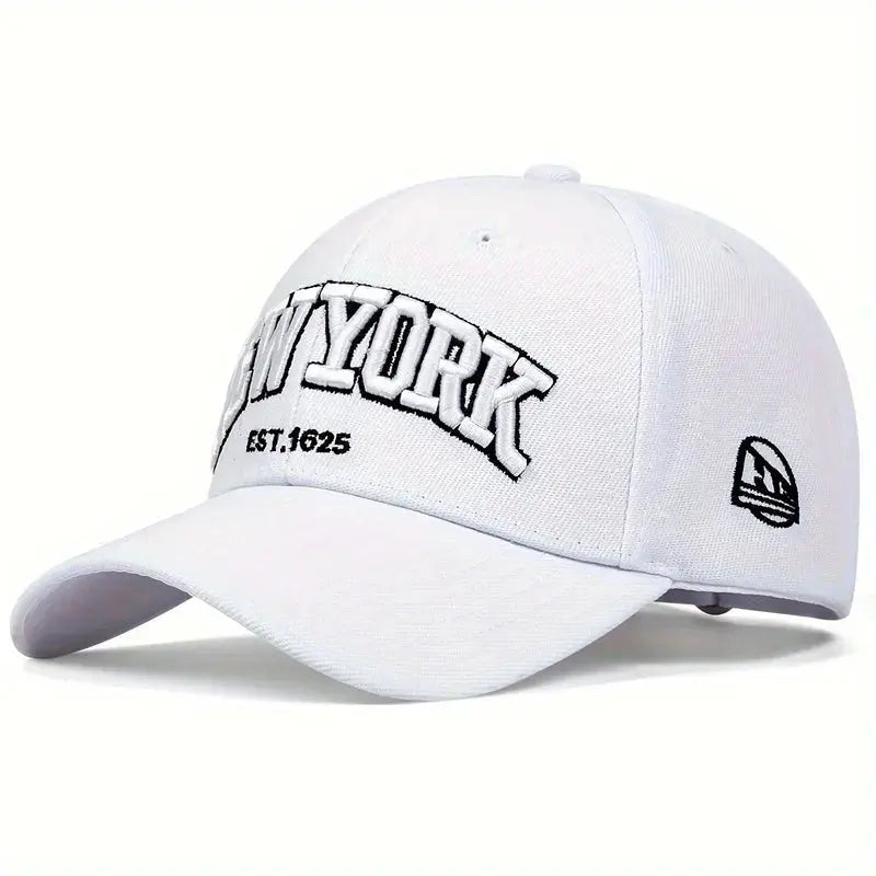 Unisex NEWYORK Letter Embroidery Baseball Caps Spring Autumn Outdoor Sunscreen Hat Adjustable Casual Trucker Hats - Suncollections