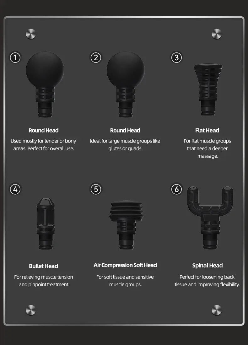 BOOSTER M2-12V LCD Display Massage Gun Professional - Suncollections