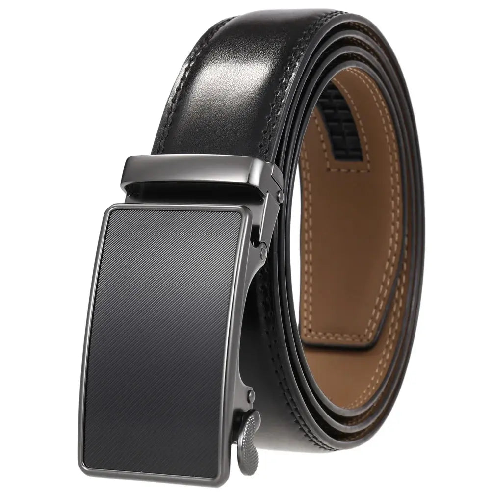 Famous Brand Belt Male Designer Automatic Buckle Genuine Leather - Suncollections