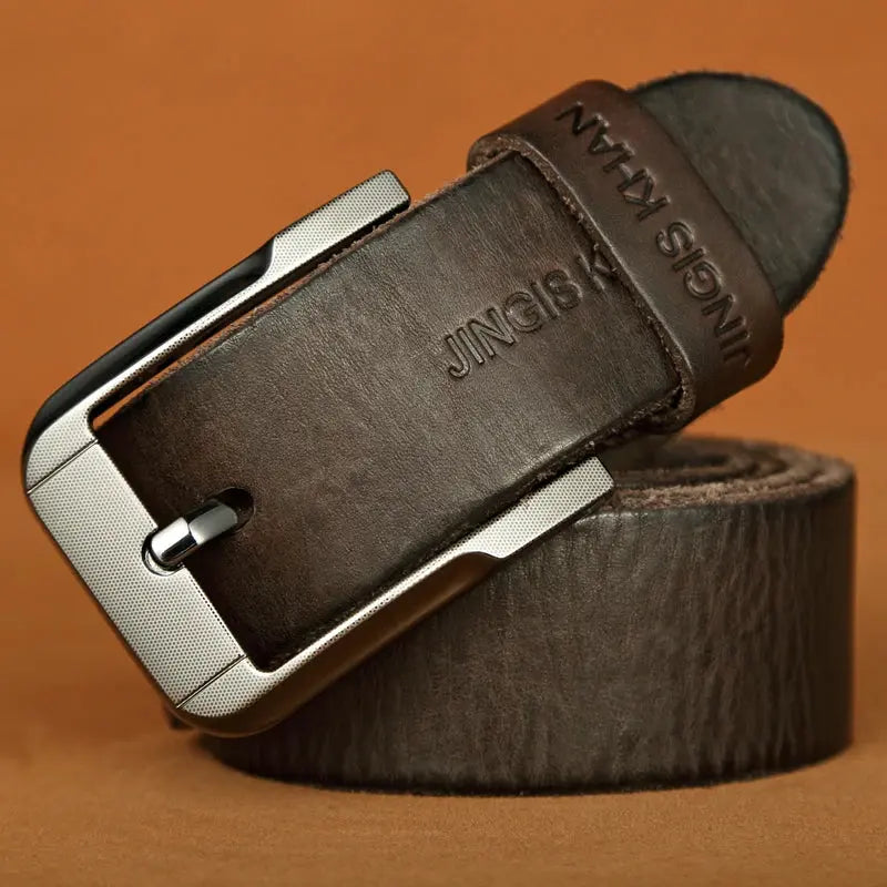 Belt men's genuine leather, genuine cowhide - Suncollections