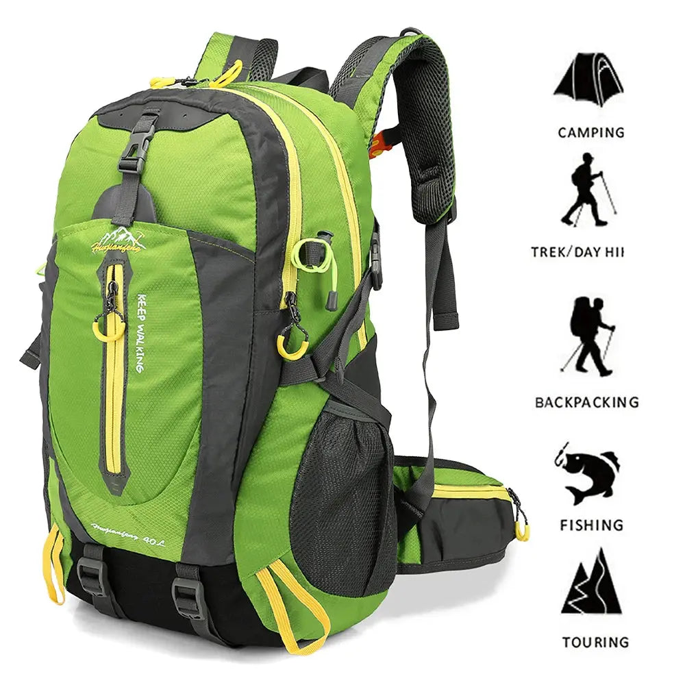 40L Water Resistant Travel Backpack - Suncollections