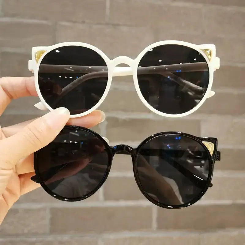 2023 Girls Boys Cute Animal Cartoon Ears Sunglasses Kids Outdoor Sun Protection Children Lovely Vintage Protection Sunglasses - Suncollections