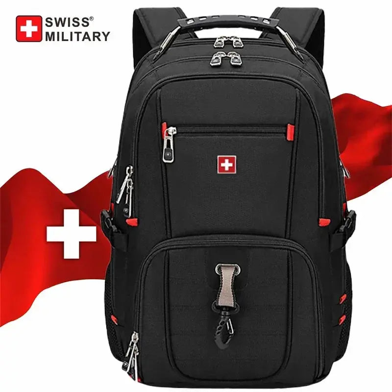 Waterproof Men's Backpack 15.6/17 Inch Laptop Backpacks School Travel Bags Swiss-style Large Capacity Business Bagpack Mochila - Suncollections