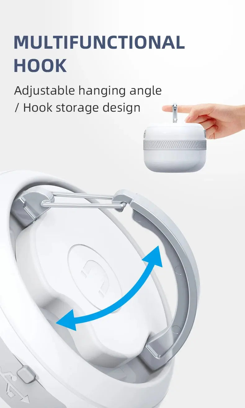 NATFIRE LV10 Camping Light USB C Rechargeable 230 Hours With 5 Colors Flashlight For Outdoor Tent Lamp Emergency Lantern - Suncollections