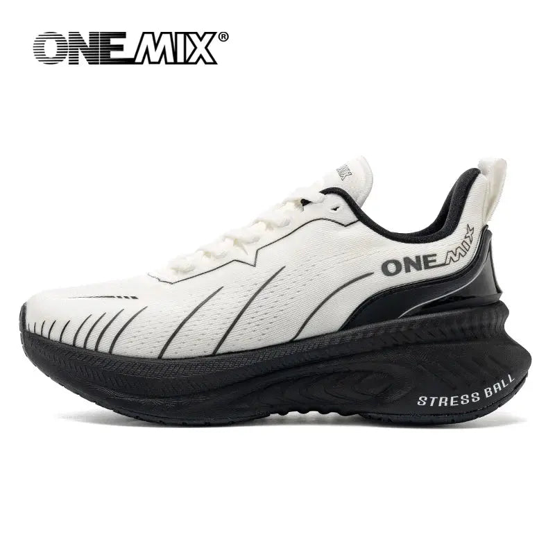ONEMIX White Road Running Shoes for Men Air Cushion Outdoor Sport Shoes Male Trainers Summer Jogging Shoes Women Footwear Suncollections