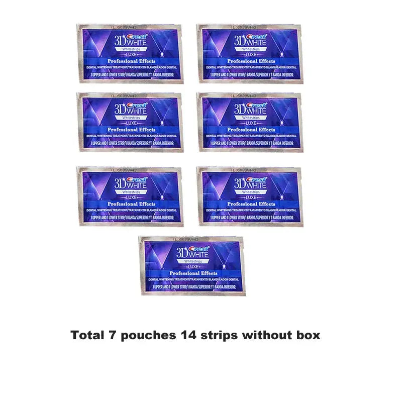 3D White Teeth Whitestrips Luxe Professional Effect 5/40 Treatments Original Oral Hygiene Tooth Teeth Whitening Strips - Suncollections