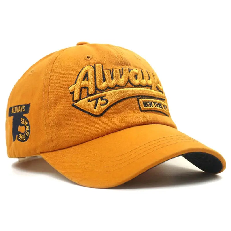 New Outdoor Cotton Golf Cap For Women Fashion Casual Retro Embroidery Men's Cap Sports Snapback Hat Hip Hop Rebound Cap - Suncollections