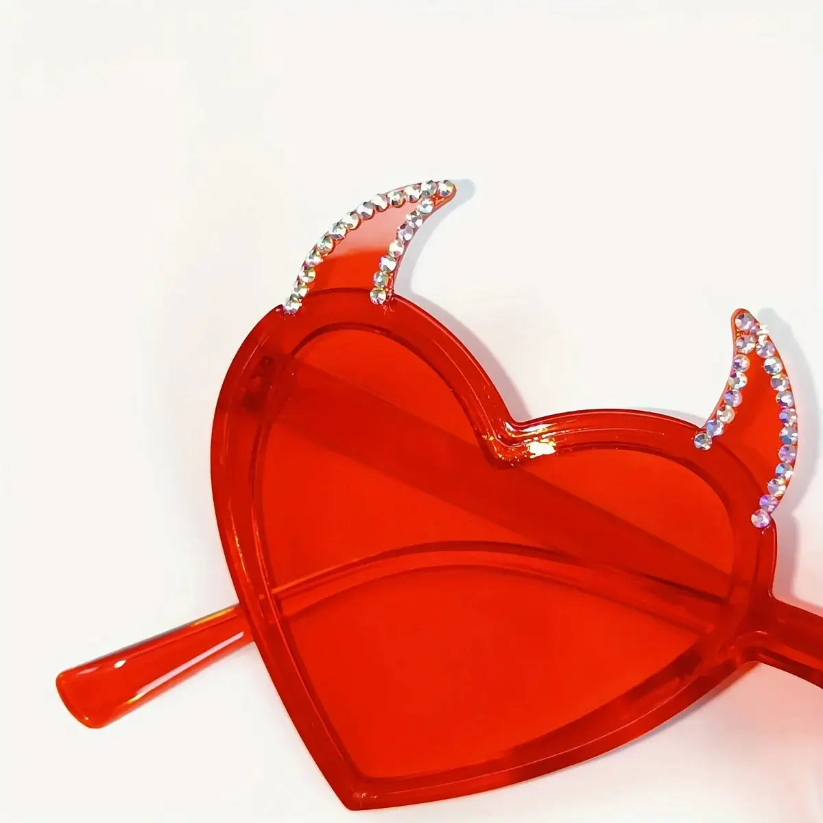 Halloween Devil Horns Sunglasses Women  Funny Cosplay Party Y2K Decorative Sunglasses sandy beach vacation Birthday Party - Suncollections