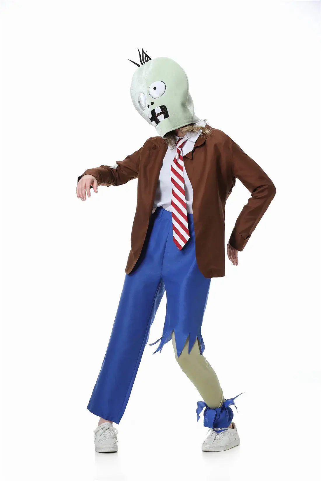 Halloween Kids Adult Funny Cosplay Game Zombies Novelty Jumpsuit Mask Outfit Clothes Festival Carnival Dress Up Party Stage Show Suncollections