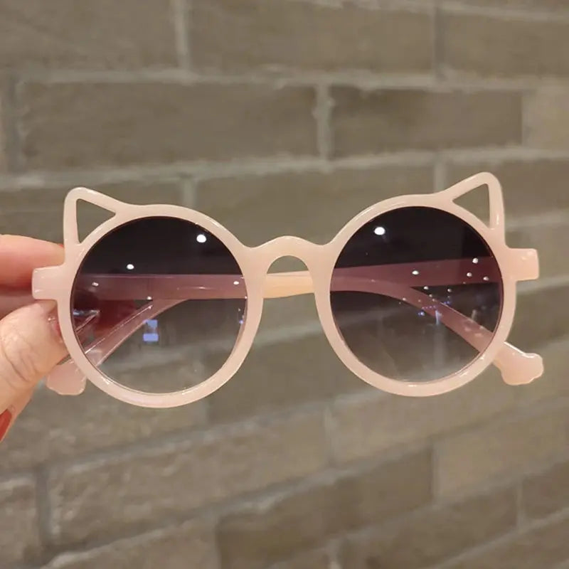 2023 Girls Boys Cute Animal Cartoon Ears Sunglasses Kids Outdoor Sun Protection Children Lovely Vintage Protection Sunglasses - Suncollections