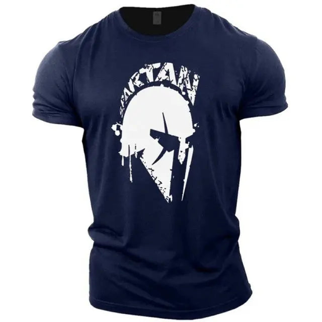 Men's T-shirt Spartan Warrior 3d Print Oversized T-shirt Summer Crewneck Short Sleeves High Quality Garment Loose Breathable Top - Suncollections