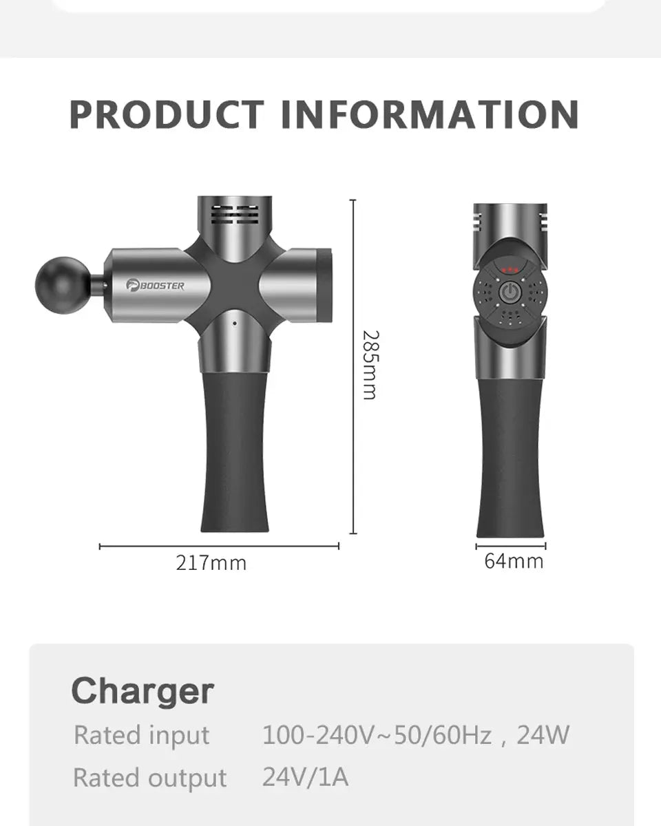 BOOSTER Pro 3 Deep Tissue Massage Gun - Suncollections