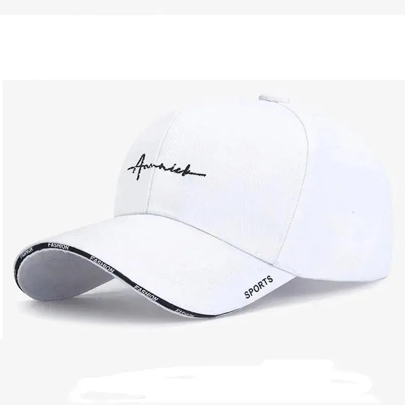 Hat Women's Korean Version Letter Embroidery Cap Baseball Cap Internet Celebrity Sports Breathable Hat Sun Hat - Suncollections