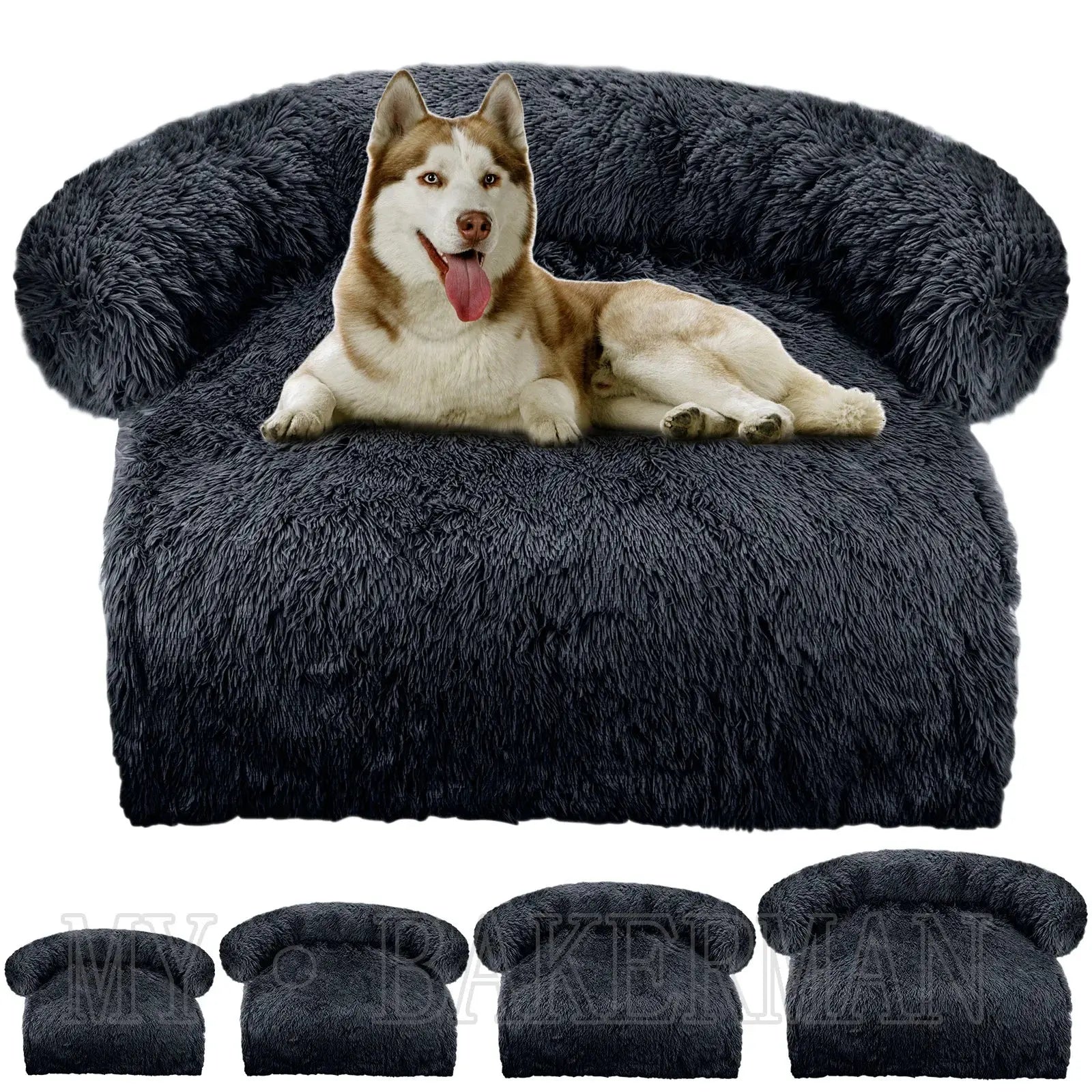 Dropshipping Pet Dog Bed Sofa For Dog Pet  Bed Warm Nest Washable Soft Furniture Protector Mat Cat Blanket Large Dogs Sofa Bed Suncollections