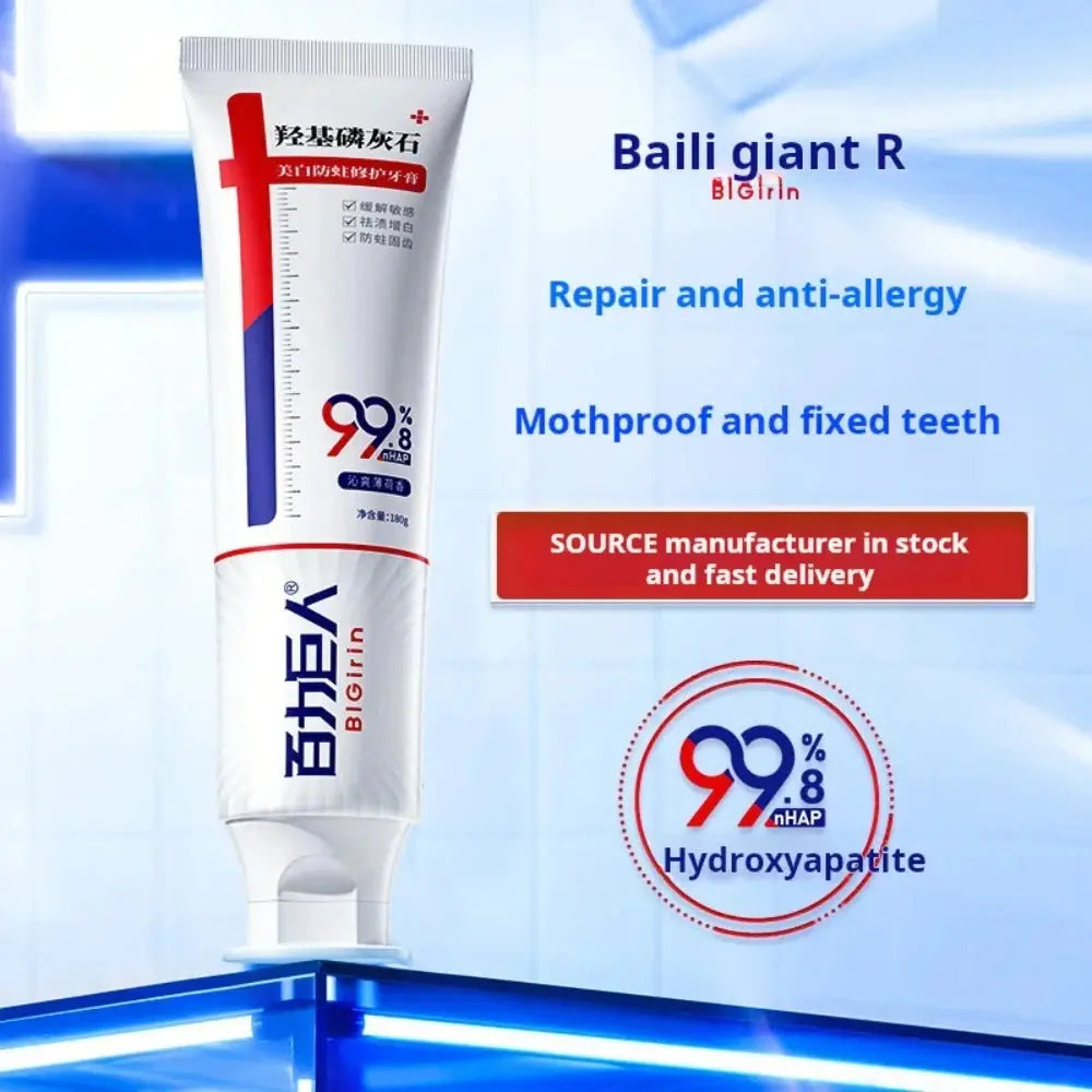 Baili Giant 99.8% High-purity Hydroxyapatite Toothpaste For Removing Bad Breath Whitening - Suncollections