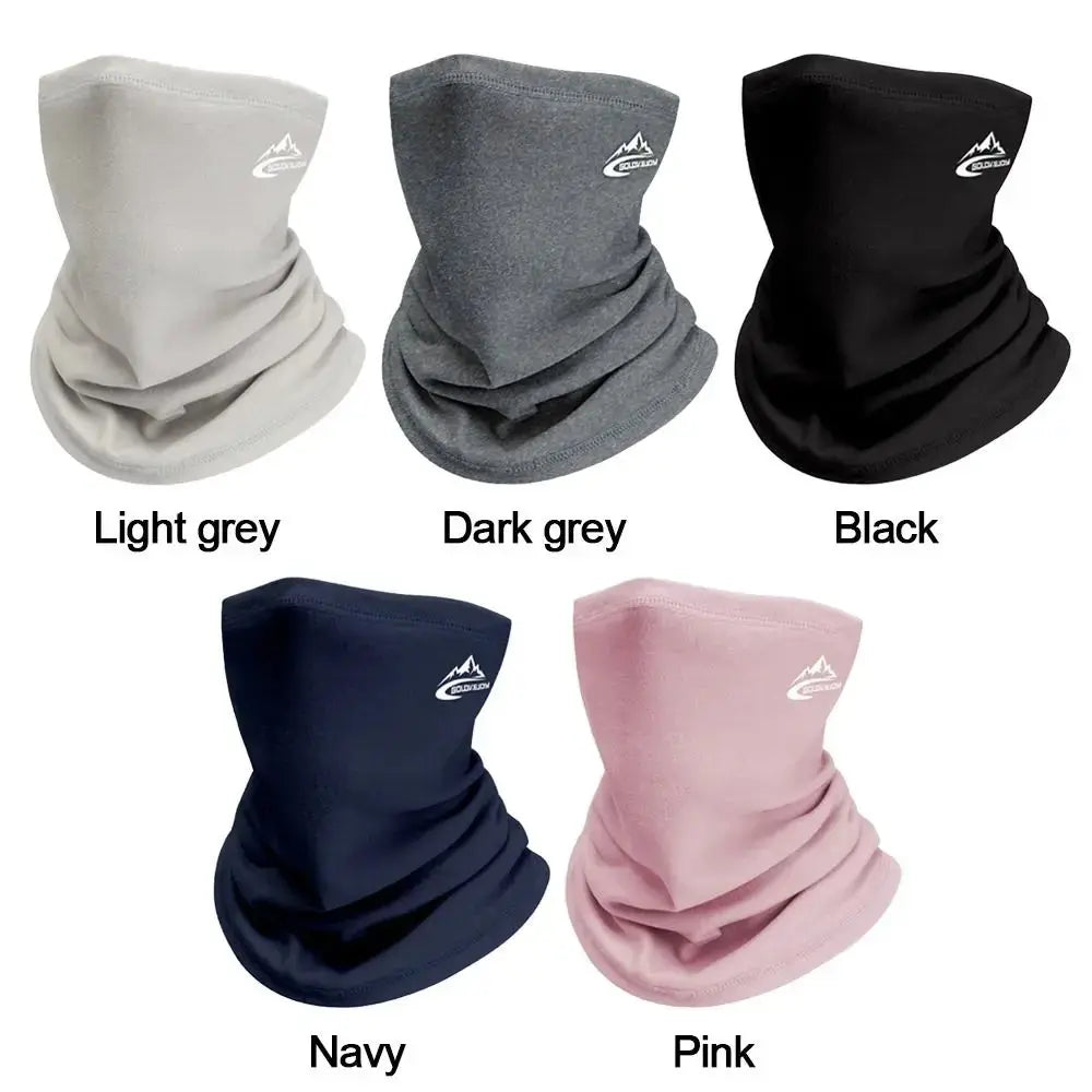 Men Women Winter Sports Bandana Running Velvet Thermal Neck Warmer Ski Hiking Cycling Riding Snowboard Scarf Windproof Headgear - Suncollections