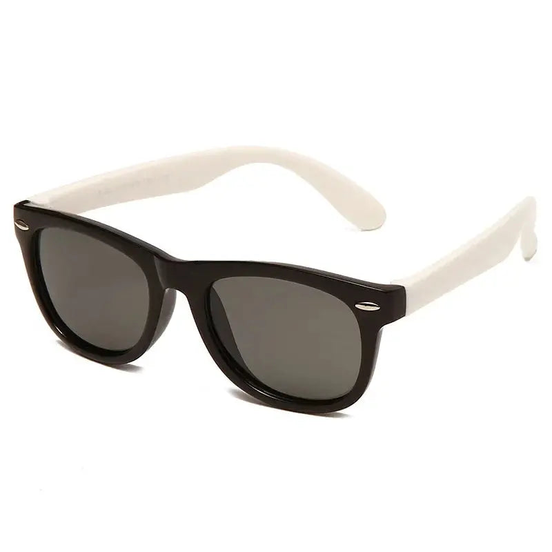 Kids Silicone Round Sunglasses Classic UV400 Eyewear for Boys Girls Computer Goggles Children Sunglasses UV Protection Eyewear - Suncollections