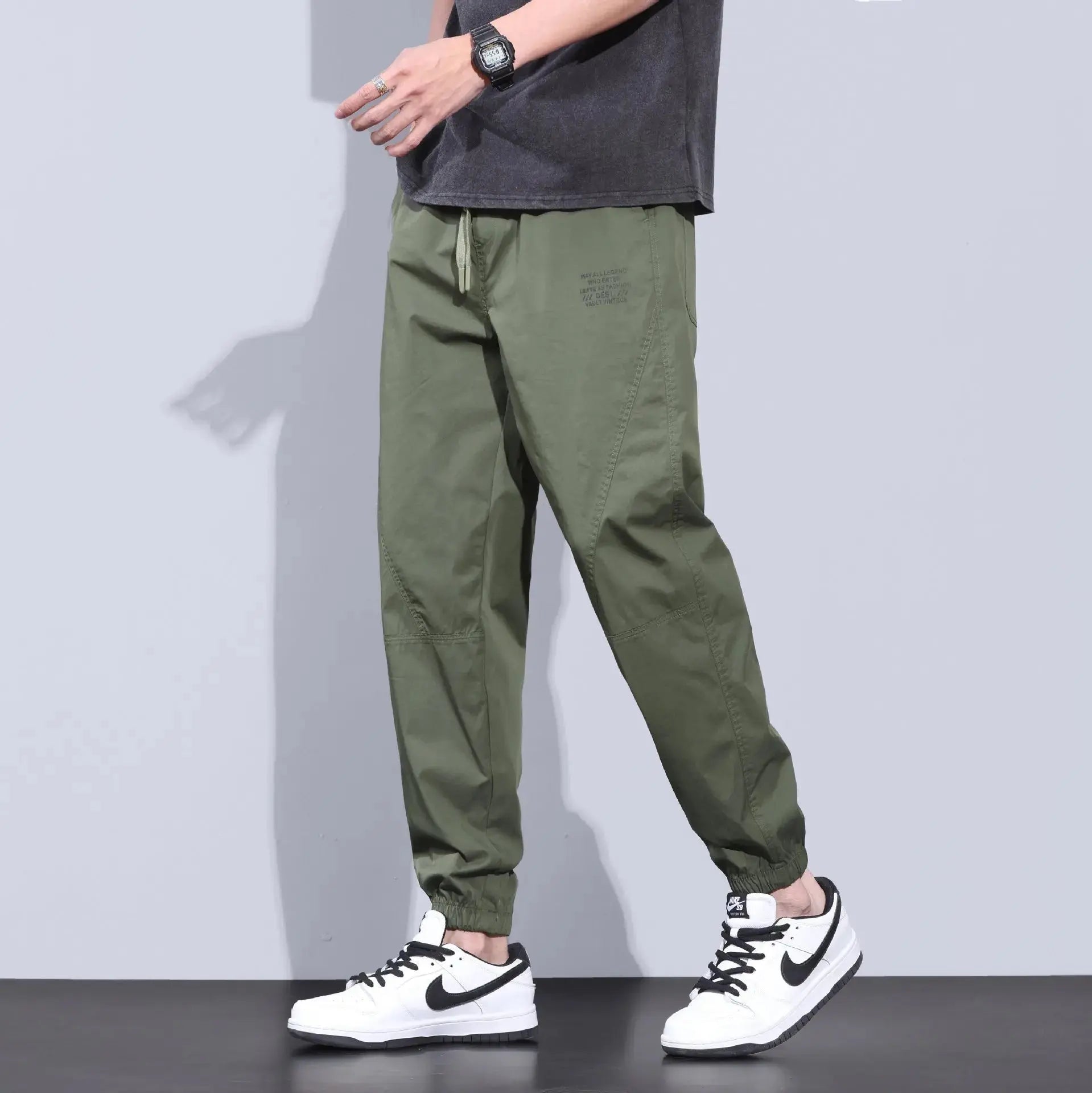 Spring Summer New Style Elastic Waist Casual Pants for Men Suncollections