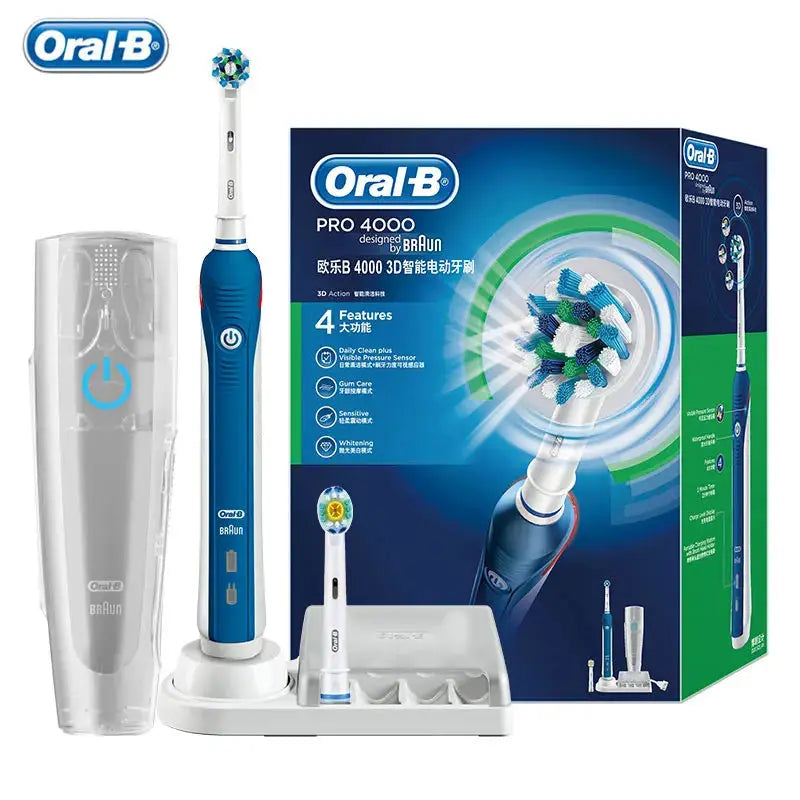 Oral B Electric Toothbrush Pro 4000 3D - Suncollections