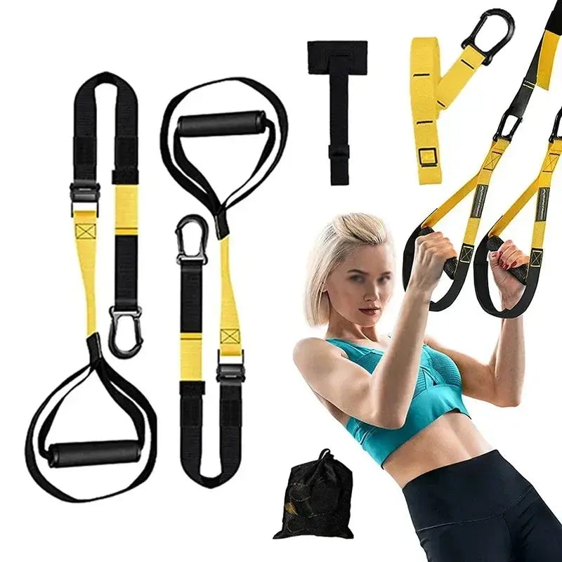 Suspension Training Strap Fitness Strength Power Suspension Trainer - Suncollections