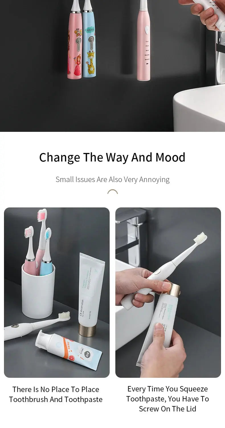 Fully Automatic Toothpaste Squeezer Wall Mounted - Suncollections