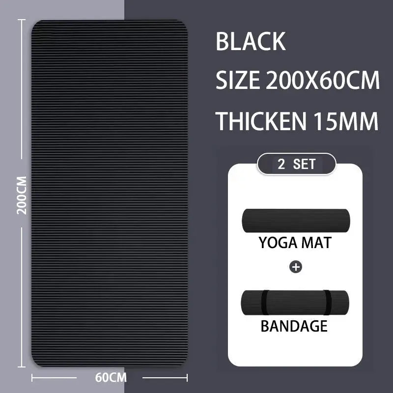 15MM//20MM Thick Yoga Mat - Suncollections