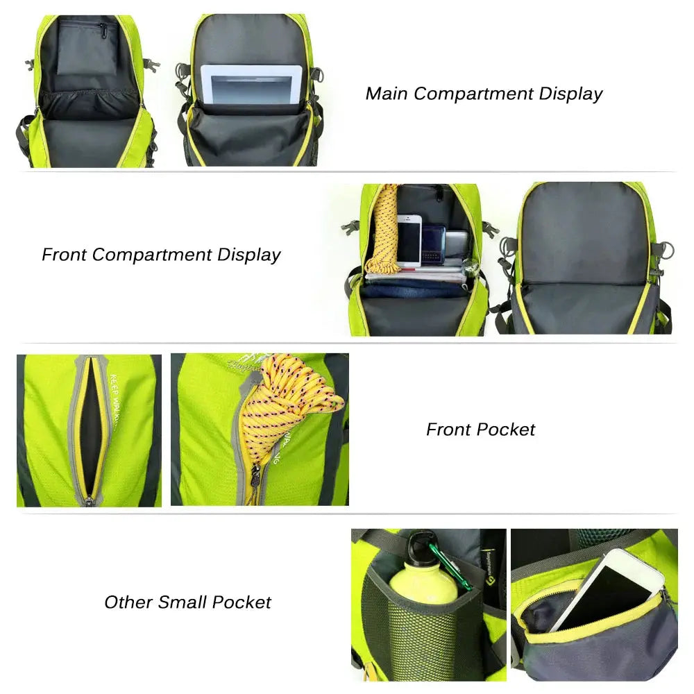 40L Water Resistant Travel Backpack - Suncollections