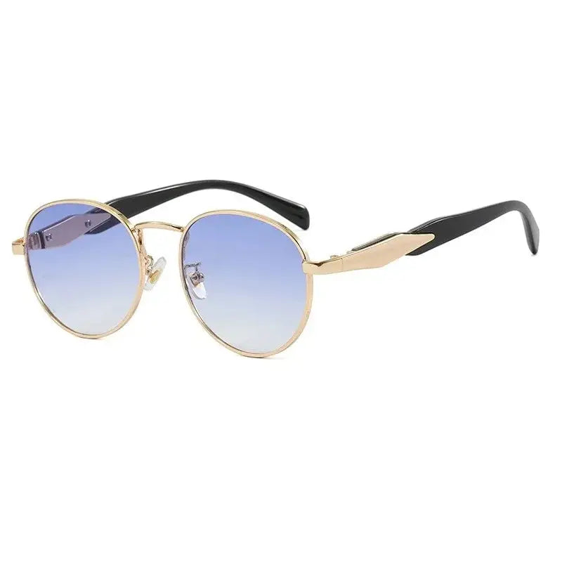 Vintage Round Metal Sunglasses Women New Fashion Retro UV400 - Suncollections