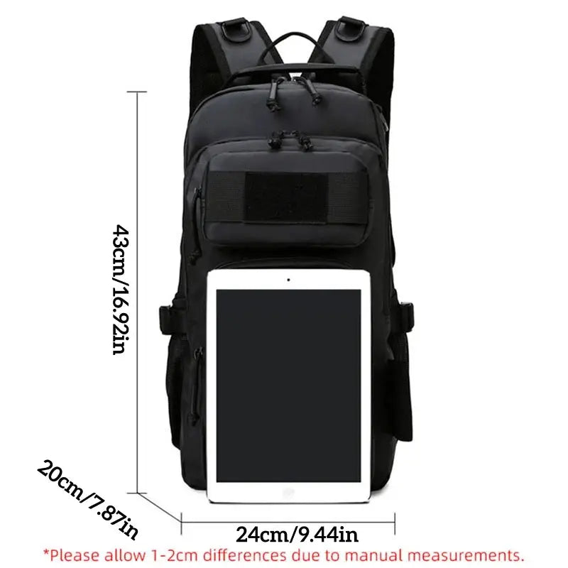 Fishing Lure Bag Men Waterproof Molle Fishing Rod Box Backpack Multi-functional Outdoor Travel Hiking Camping Shoulder Backpack - Suncollections