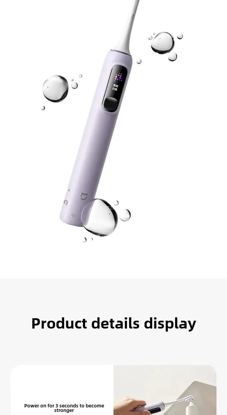 Xiaomi Mijia Sonic Sweep Vibration Electric Toothbrush Pro Intelligent Tooth Surface Recognition Digital Display Reminder - Suncollections